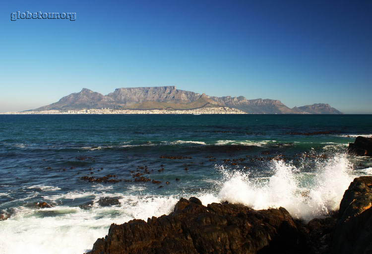 South Africa, Cape Town from Robben Island