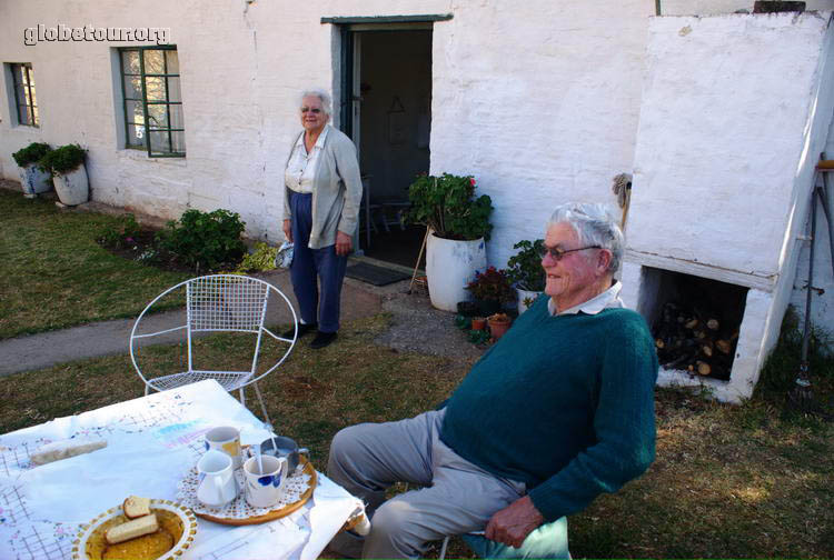 South Africa, farm in Graaff-Reinet, herman's parents