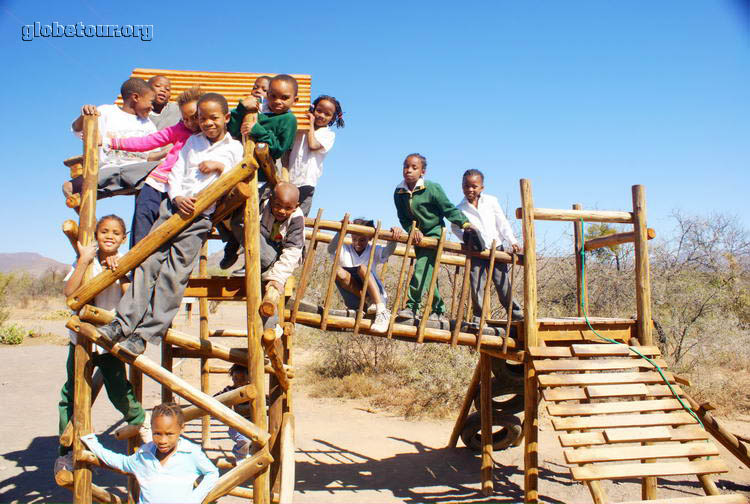 South Africa, rural scool in Graaff-Reinet