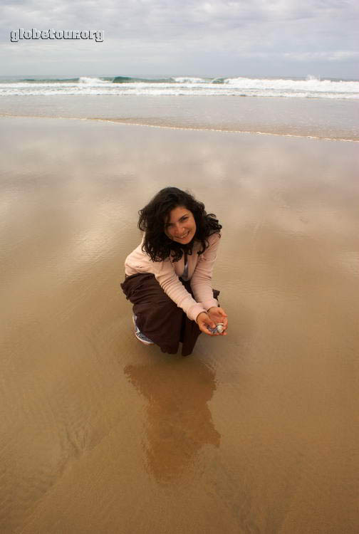 South Africa, Alex in Port Alfred beach