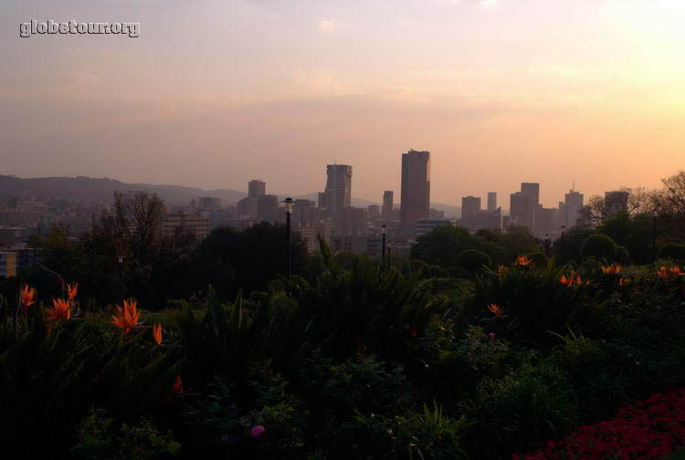 South Africa, Pretoria, from Union Buildings Park