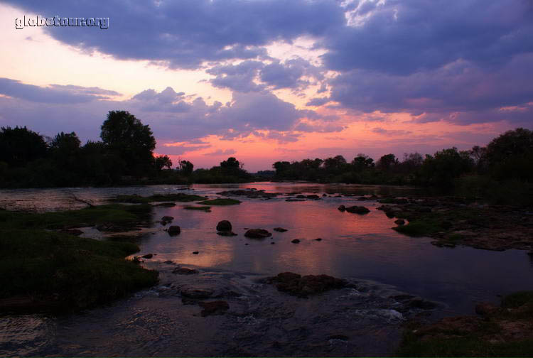 Zambia, Zabezi riber, near Victoria falls