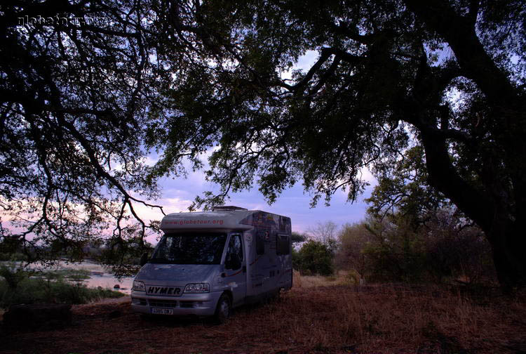 Zambia, Zabezi riber, near Victoria falls