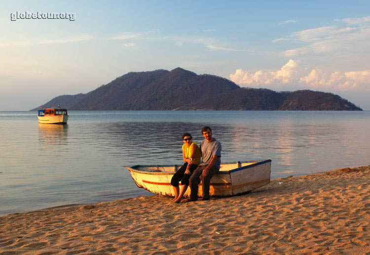 Malawi, we in Cape Maclear