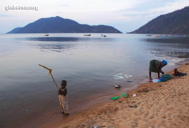 Malawi, Cape Maclear beach