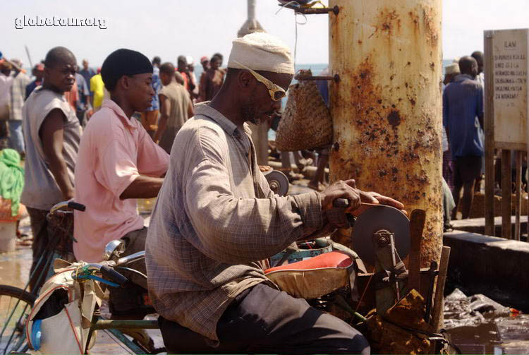 Tanzania, Dar Es Salam, fish market