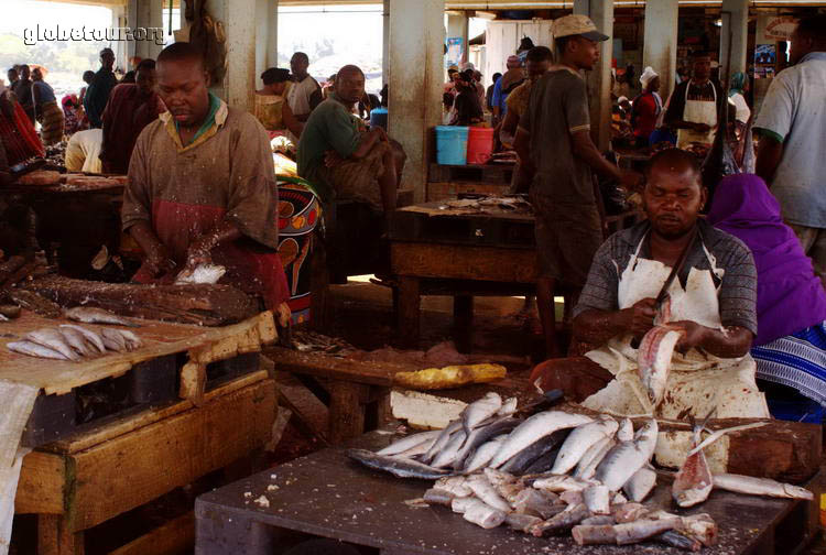 Tanzania, Dar Es Salam, fish market