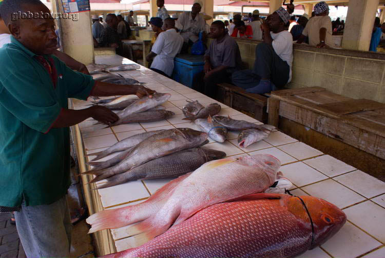 Tanzania, Dar Es Salam, fish market