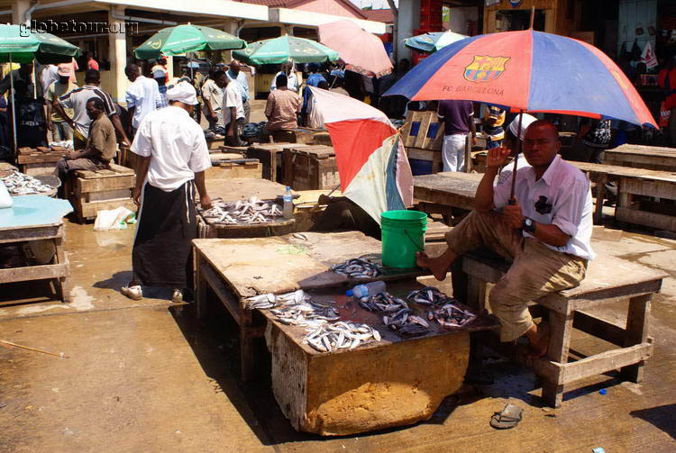 Tanzania, Dar Es Salam, fish market