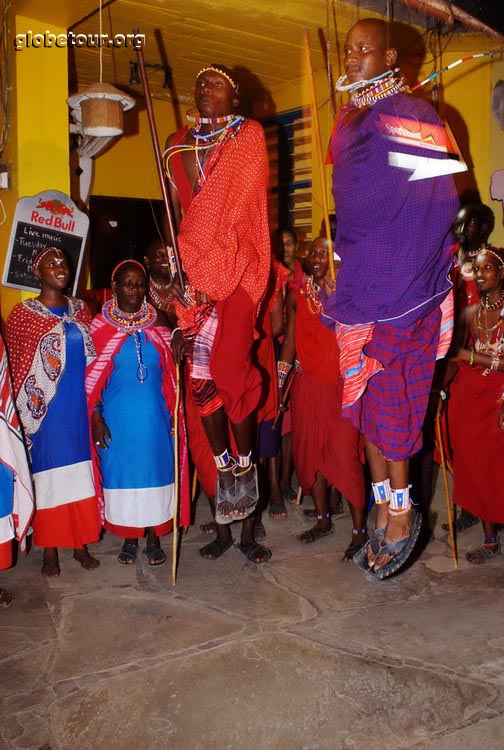 Kenya, Mombasa, masai dances