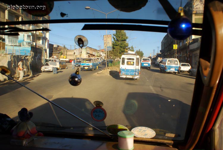 Ethiopia, Addis Abeba, minibus