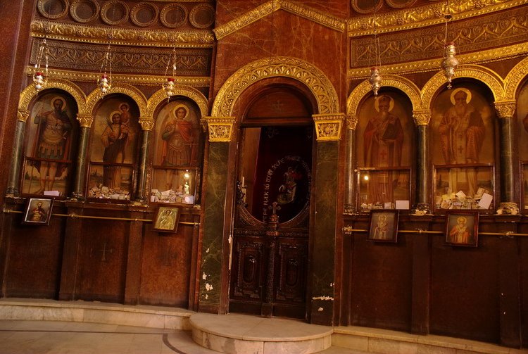 Egipt, Cairo, church in Coptic Cairo