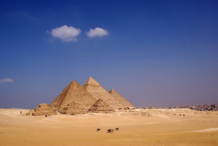 Egipt, Giza piramids