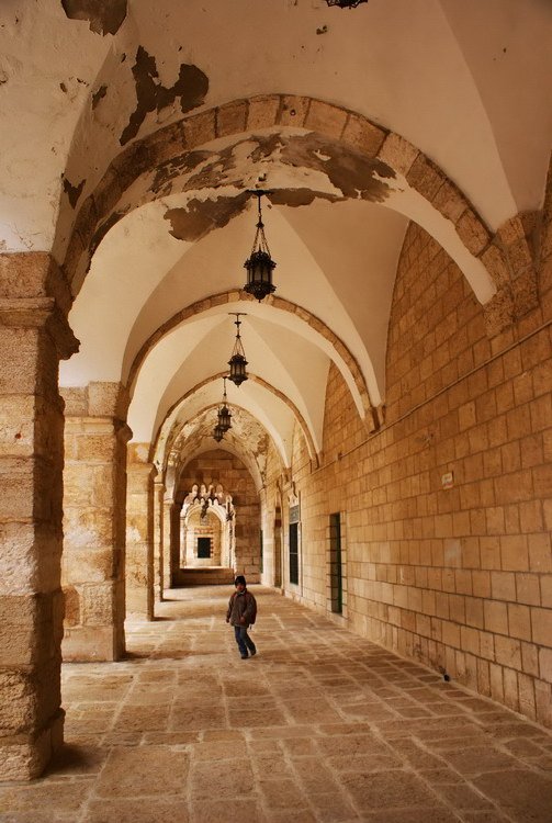 Israel, Jerusalem, behind Dome of the Rock