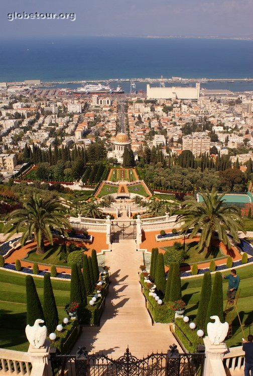 Israel, Bah??? gardens and tomb in Haifa