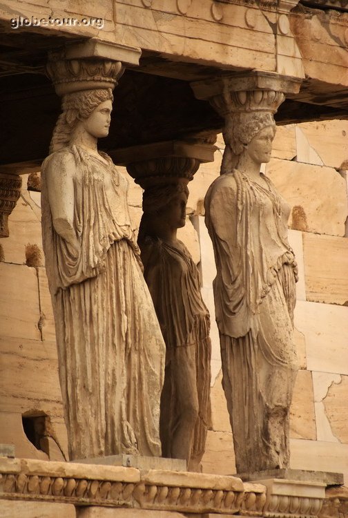 Greece, Ahtens, Acropolis, Erechtheion