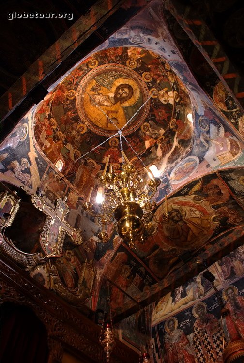 Greece, Metheora, inside monastery