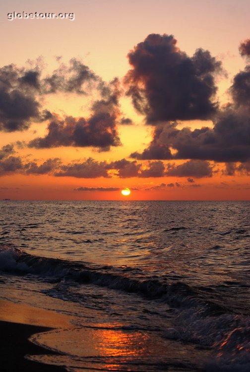 Turkey, sunset in Black Sea