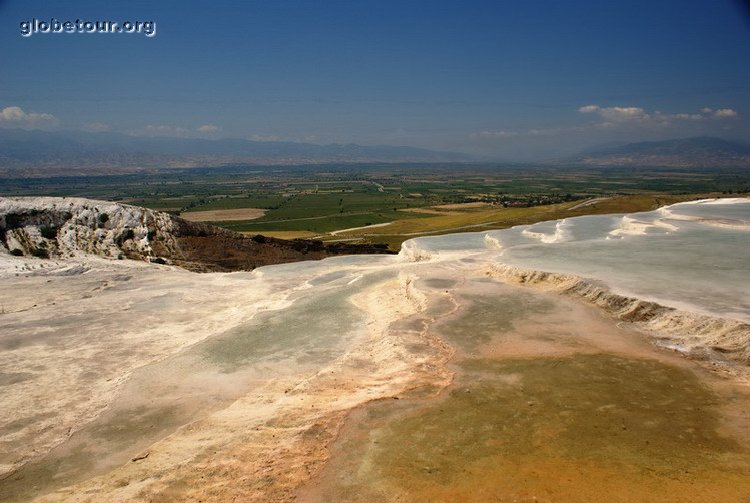 Turkey, Pamukale, travertines