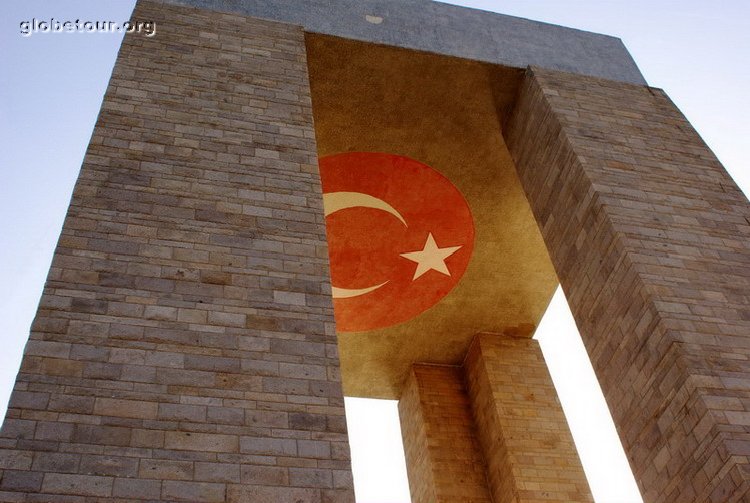 Turkey, turkish monument in Galipoli