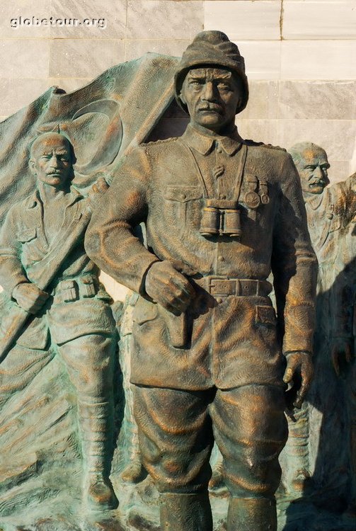 Turkey, ataturk monument in Galipoli