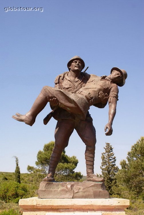 Turkey, turkish monument in Galipoli