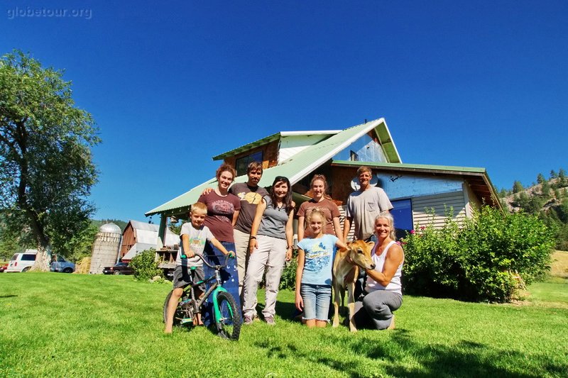 US, Washington, Colville farm