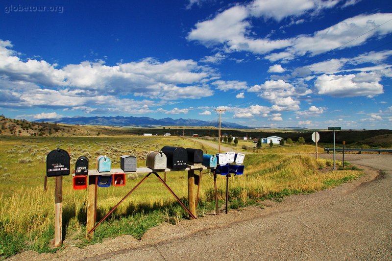 US, Montana, on the way to yellowstone