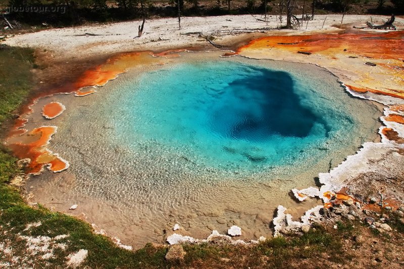 US, Yellowstone National Park, fountanin paint pot