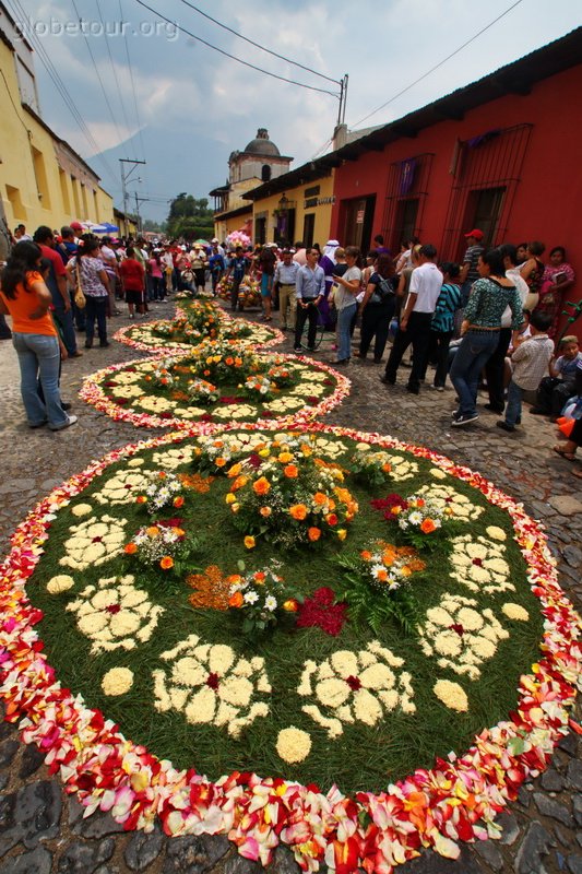 Guatemala, Antigua, domingo antes de pascua.