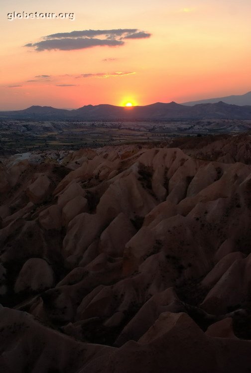 Turkey, Cappadocia sunset