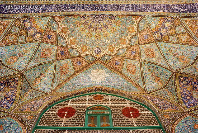 Iran, mosque in Hamadan