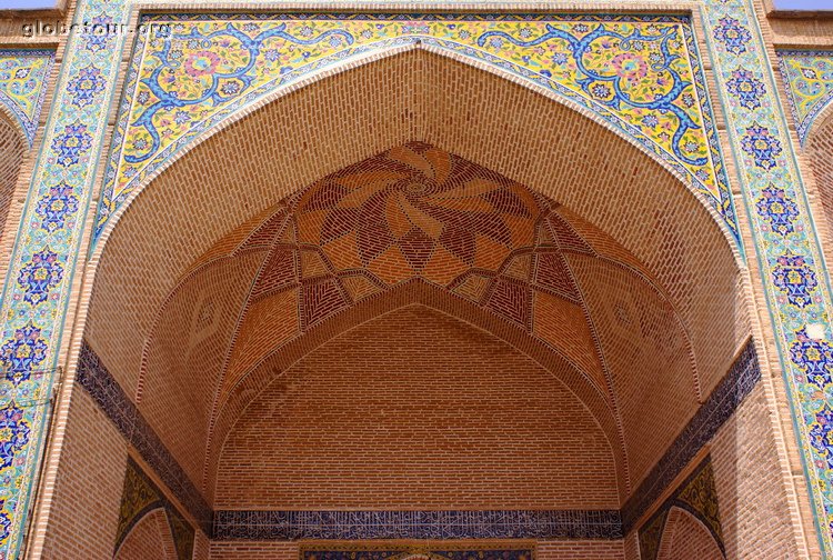 Iran, Mosque in Qazvin