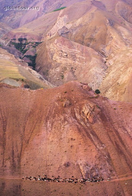 Iran, mountains arround Alamut castle