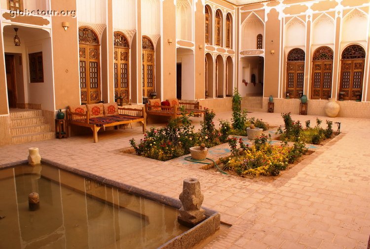 Iran, Yazd, traditional house