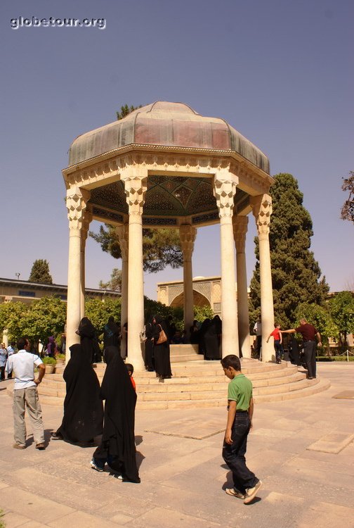 Iran, Shiraz, mausoleum of Hafez