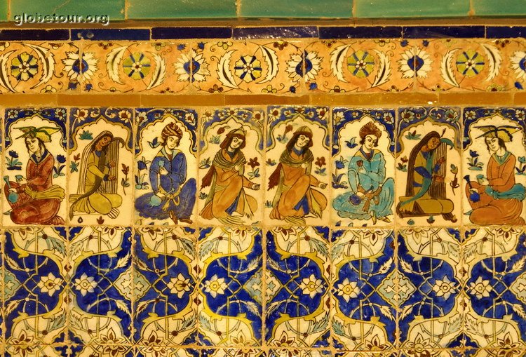 Iran, Kerman, detail in baths