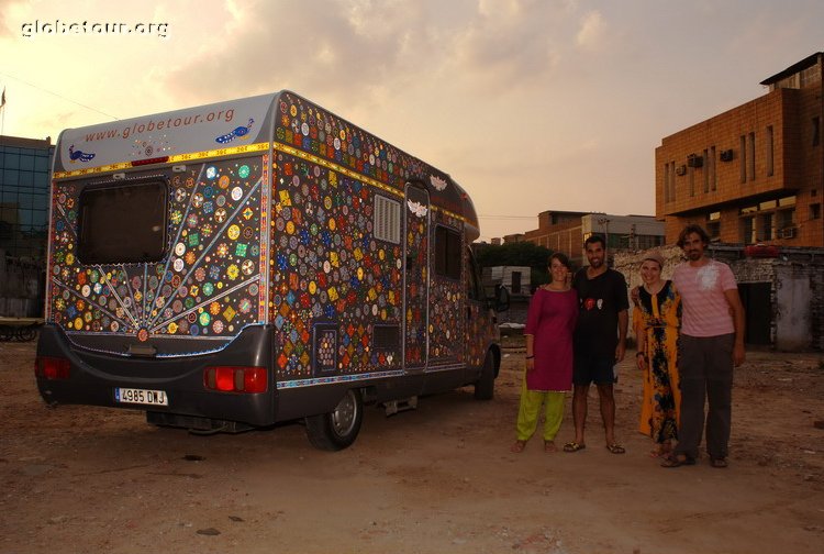 Pakistan, Lahore, victory: our new car!