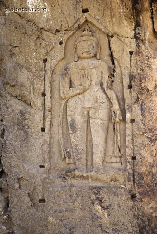 Pakistan, Karakorum Highway, budha at Gilgit