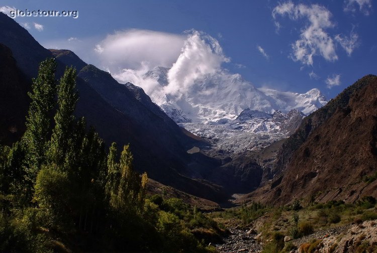 Pakistan, Karakorum Highway, Rakaposhi