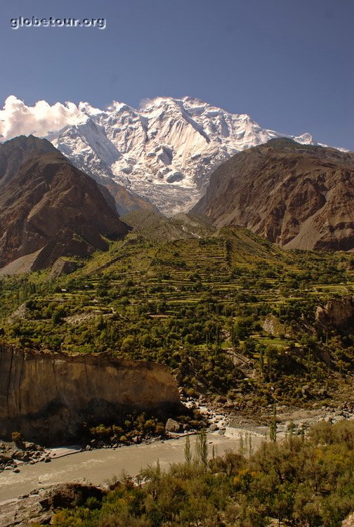 Pakistan, Karakorum Highway, Rakaposhi