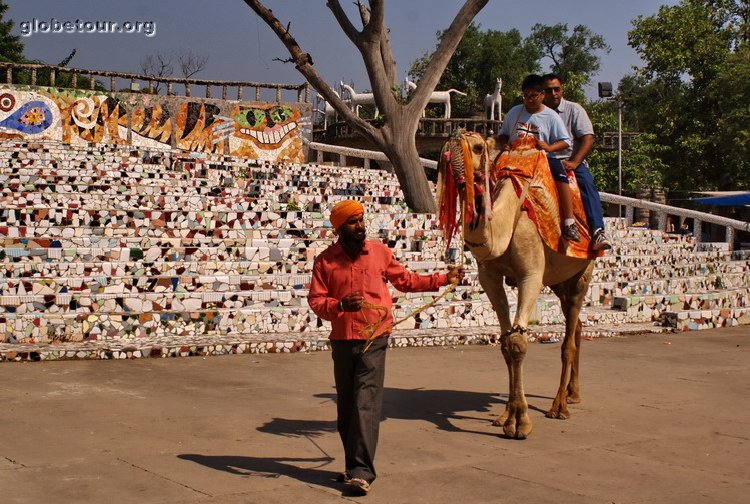 India, Chandigarh, rock garden