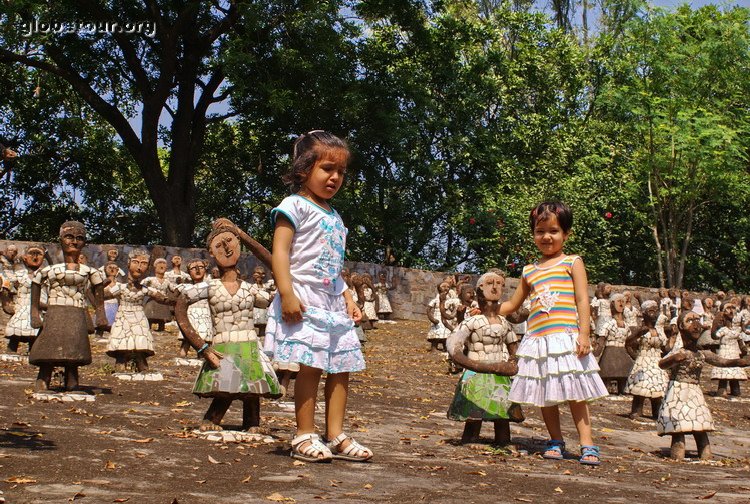 India, Chandigarh, rock garden