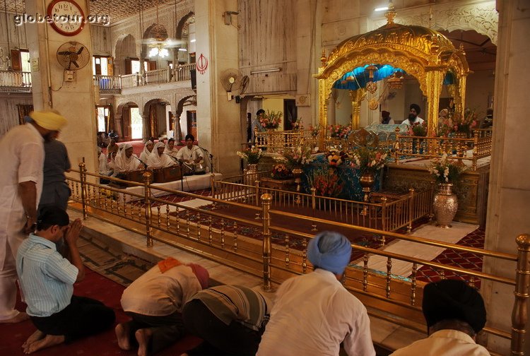 India, Delhi, Sikh temple