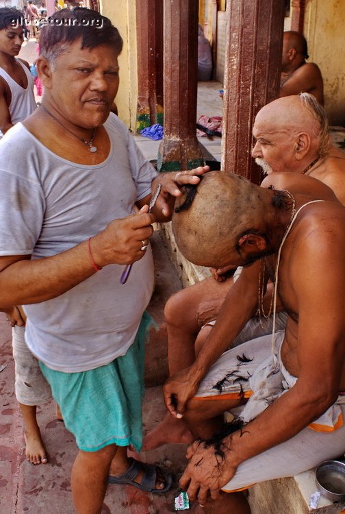 India, Mathura, ghats