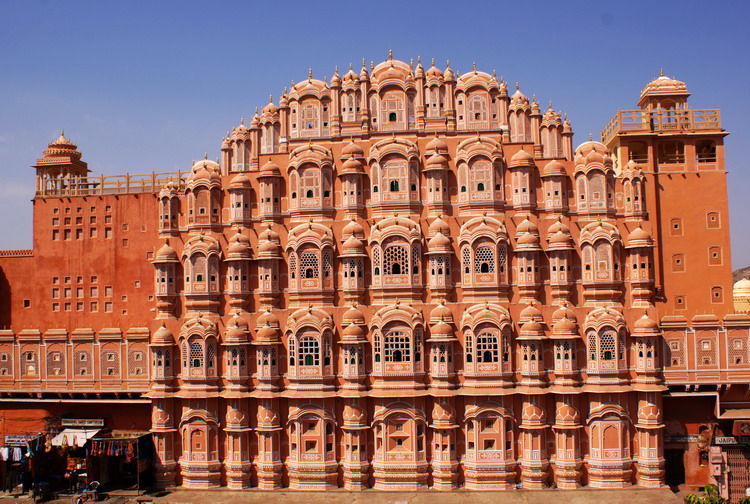 India, Jaipur, Palace of the winds (Hawa Mahal)