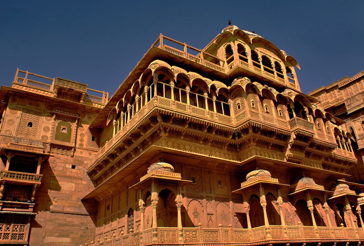 India, Jaisalmer, haveli