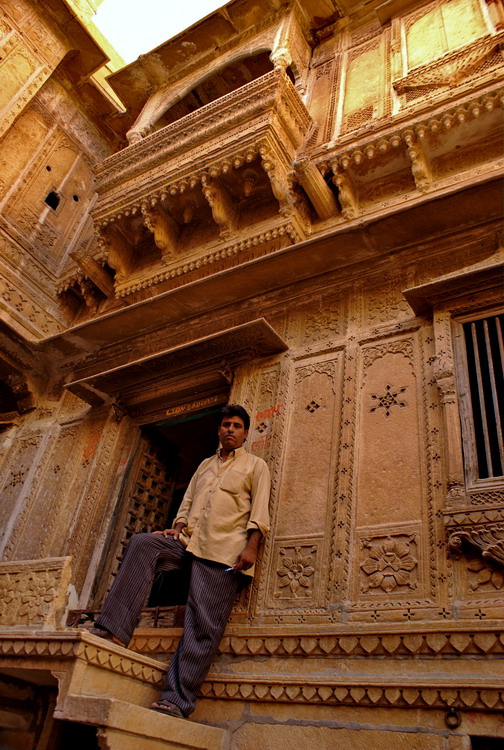 India, Jaisalmer, haveli