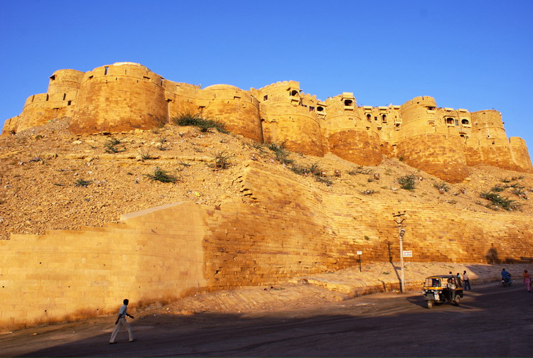 India, Jaisalmer, walls