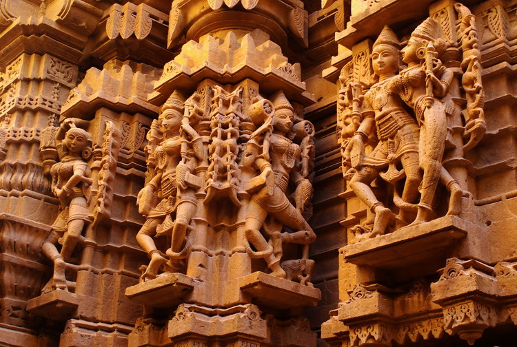 India, Jaisalmer, jain temple